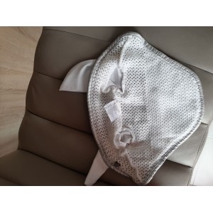Bonnet blanc cavallino marino