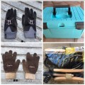 Boîte de pansage/brosses/gants