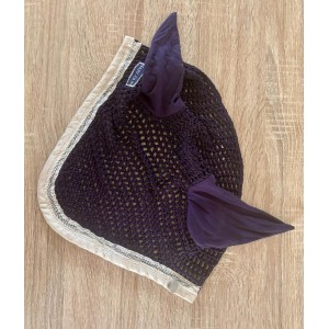 bonnet bleu marine / beige
