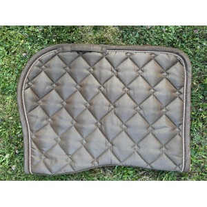 Tapis marron satin
