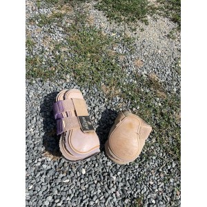 Ensemble protection vieux rose norton taille poney