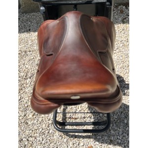 SELLE HERMES CAVALE taille 17 irish/taupe MIXTE 2019 PARFAIT ETAT + BOITE HERMES