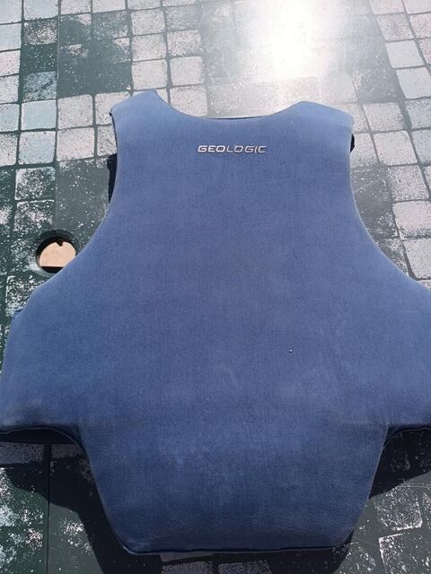 Gilet de cross bleu