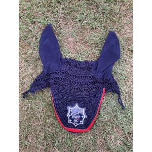 Bonnet HG bleu marine liseré rouge