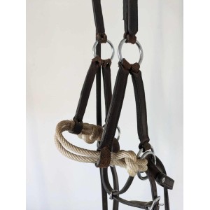 Sidepull cheval en cuir