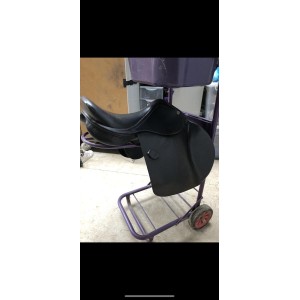 Selle cuir noir oxana