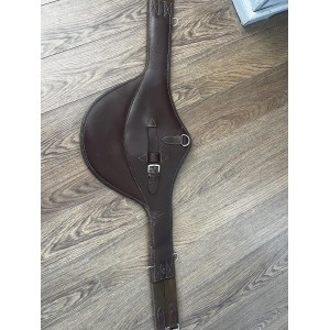 Bavette taille 125cm Time Rider cuir marron