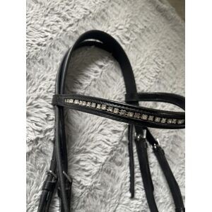 Filet noir strass cheval
