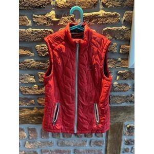 Veste HV polo sans manche rouge M