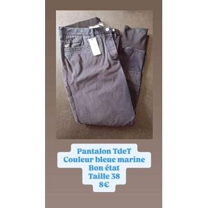 Pantalon bleu marine TdeT