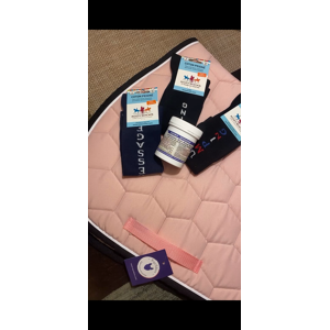 Tapis Equidées rose pâle T cheval