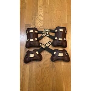 Guetres et Proteges Boulets Taille Poney Hexa Marron