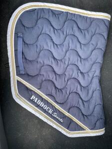 Tapis Paddock coupe sport marine/doré/blanc