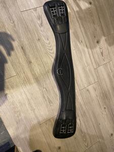 Sangle anatomique cuir noire 70 cm claridge House