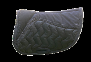 Tapis noir rembourré