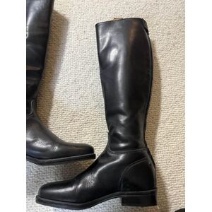 Bottes cuir noir