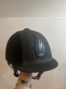 Casque équitation, paillettes , marque Chopin