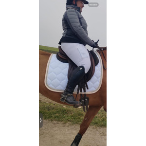 tapis dressage blanc