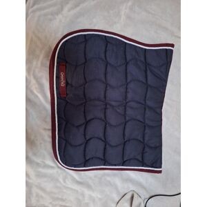 Tapis Bleu Marine liseré Bordeaux/Blanc