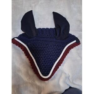 Bonnet Bleu Marine liseré Bordeaux/Blanc
