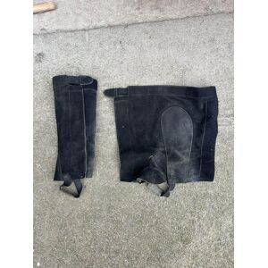 chaps cuir noir