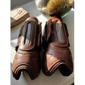 Paire de guêtres en cuir