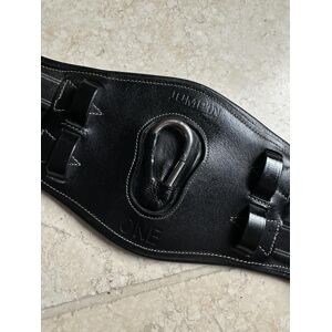 Sangle courte en cuir noir Jump’in