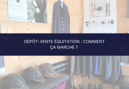 Dépôt-vente équitation : comment ça marche ?