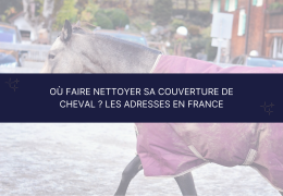 Où faire nettoyer sa couverture de cheval ? Les adresses en France